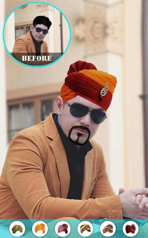 Rajasthani Turban Photo Editor 6 تصوير الشاشة