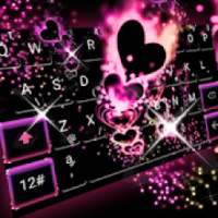 Sparkling Heart Tema Keyboard