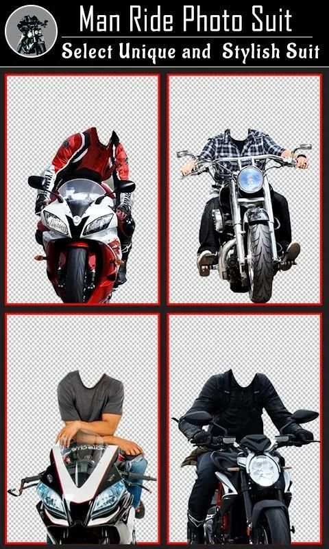 Man Bike Rider Photo Suit 2019 screenshot 3