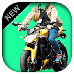 Man Bike Rider Photo Suit 2019 आइकन