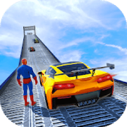 Superheroes City Gt Racing: Racing Car Stunts Game आइकन