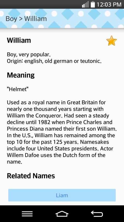 Baby Names screenshot 2