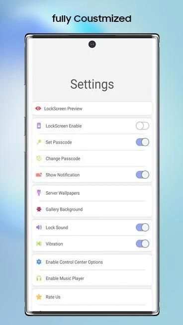 Note 10 Lockscreen स्क्रीनशॉट 1