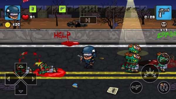 swat vs zombie screenshot 1