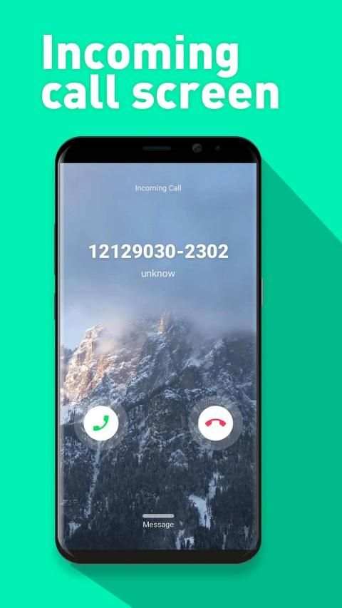 S9 style theme for Samsung, full screen caller ID स्क्रीनशॉट 7