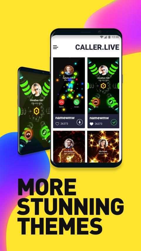 S9 style theme for Samsung, full screen caller ID स्क्रीनशॉट 2