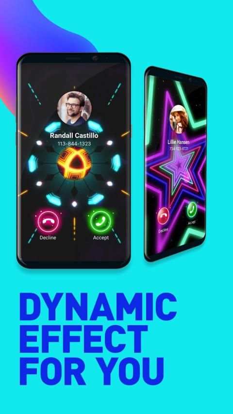 S9 style theme for Samsung, full screen caller ID स्क्रीनशॉट 1