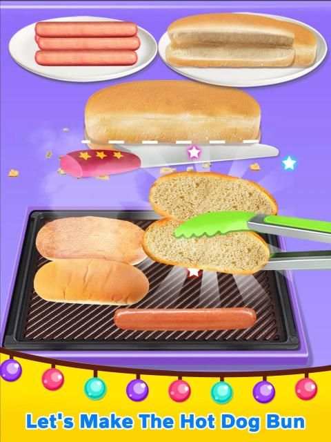 Street Food - Hot Dog Maker स्क्रीनशॉट 3