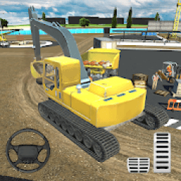 Building Constrcution Sim 3D - Bulldozer Driving आइकन