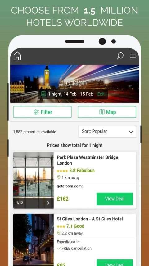 Hotel Booking स्क्रीनशॉट 2