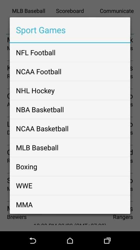 Live HD Sports: NFL NBA NHL MLB NCAAF Streaming screenshot 1