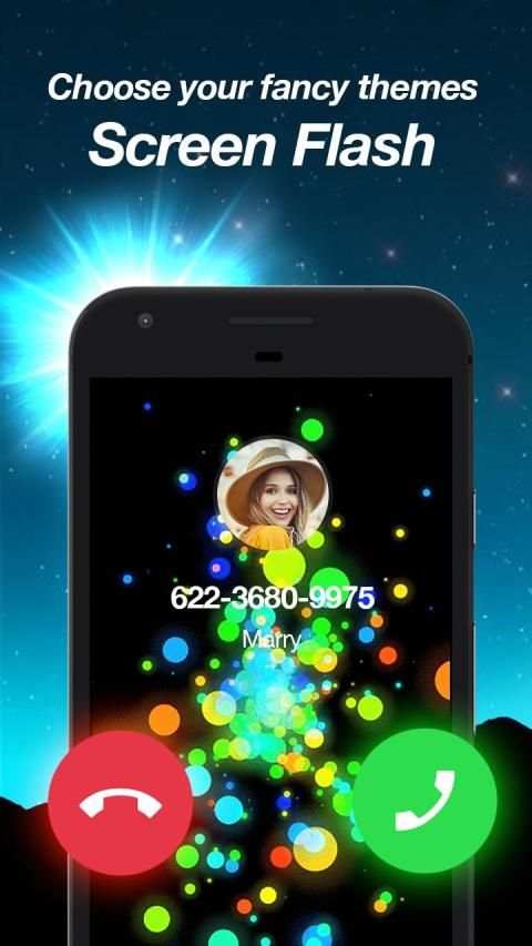 Brightest Flashlight - LED Light, Call Screen скриншот 1