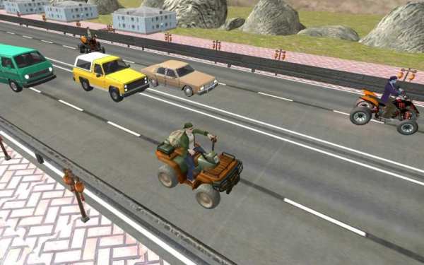 ATV Quad Bike Racer Simulator Bike Driving Game स्क्रीनशॉट 3
