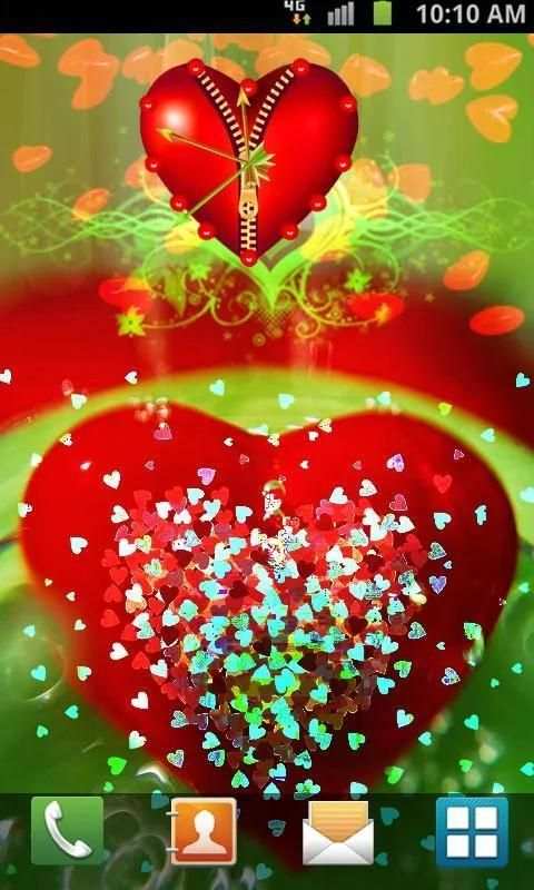 Love Clock Live Wallpaper स्क्रीनशॉट 3