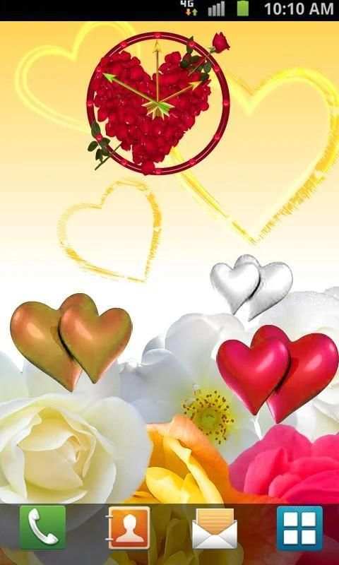 Love Clock Live Wallpaper स्क्रीनशॉट 8