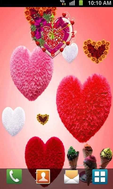 Love Clock Live Wallpaper स्क्रीनशॉट 6