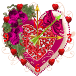 ikon Love Clock Live Wallpaper