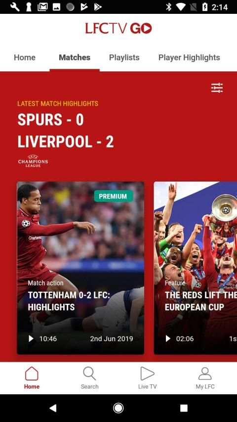 LFCTV GO Official App screenshot 5