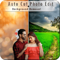 auto cut photo edit- background removal आइकन
