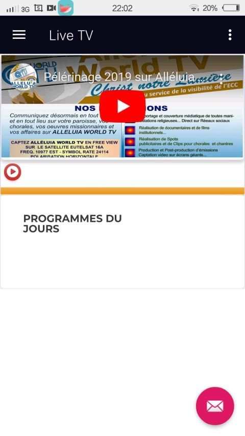 Alléluia World TV स्क्रीनशॉट 2