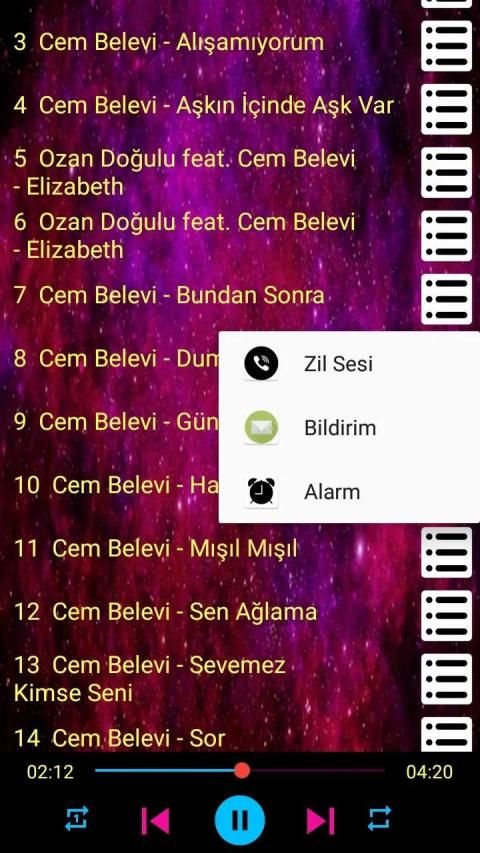 Cem Belevi - Şarkıları Yüksek Kalite İnternetsiz screenshot 1