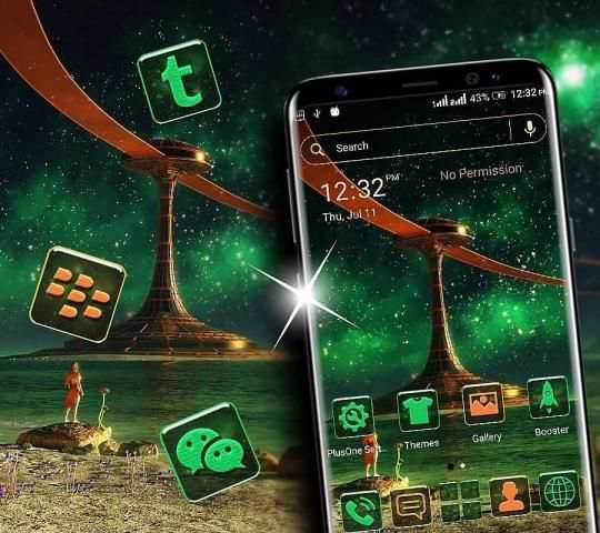 Fantasy Sky Launcher Theme स्क्रीनशॉट 1