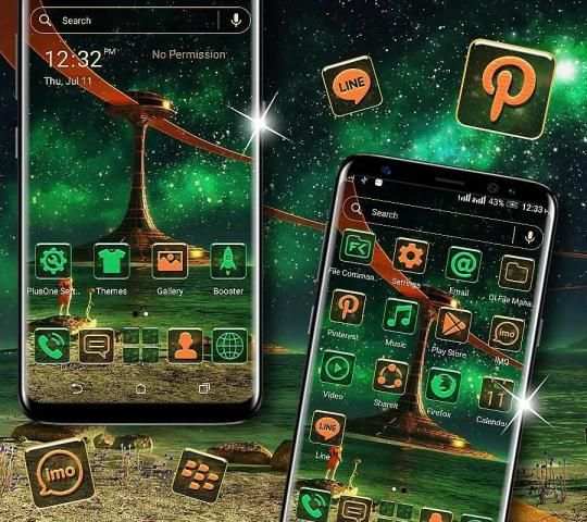 Fantasy Sky Launcher Theme स्क्रीनशॉट 4