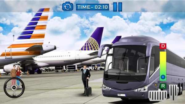 Bus Simulator Game 2019:Airport City Driving 3D screenshot 2