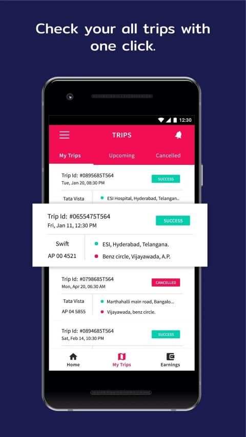 Hoy Cabs Driver App स्क्रीनशॉट 3