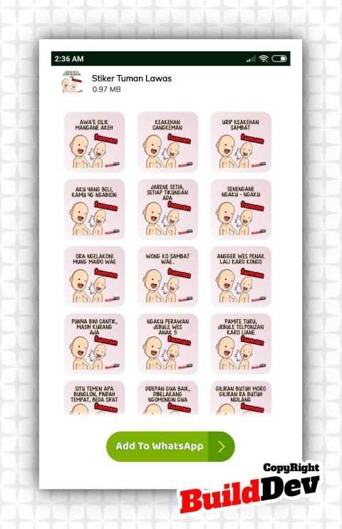 Kumpulan Sticker Keren WAStickerApps 2020 screenshot 9