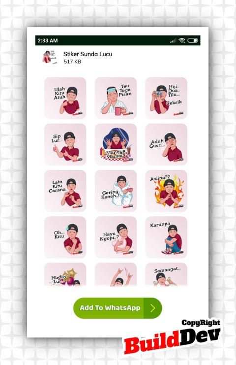 Kumpulan Sticker Keren WAStickerApps 2020 screenshot 17