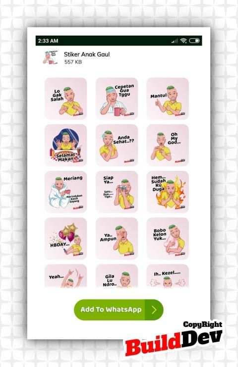 Kumpulan Sticker Keren WAStickerApps 2020 screenshot 18