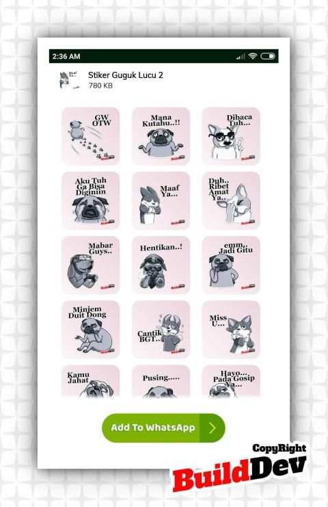 Kumpulan Sticker Keren WAStickerApps 2020 screenshot 11