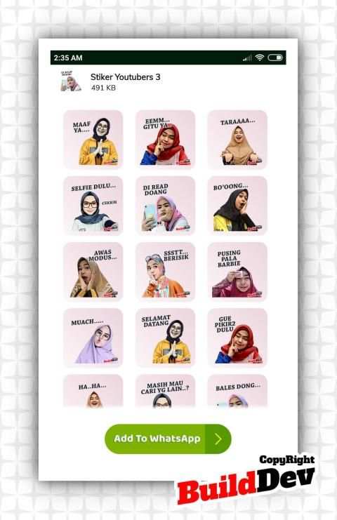 Kumpulan Sticker Keren WAStickerApps 2020 screenshot 3