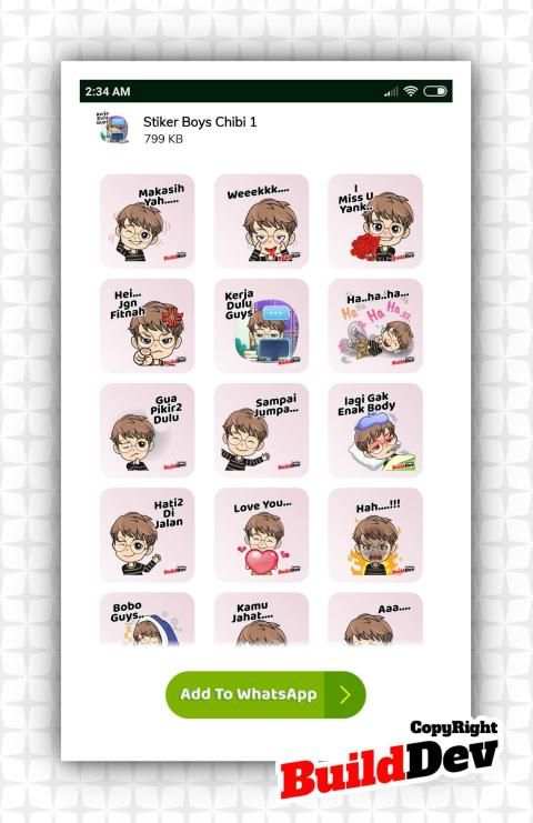 Kumpulan Sticker Keren WAStickerApps 2020 screenshot 15