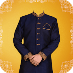 Men traditional photo suit editor आइकन