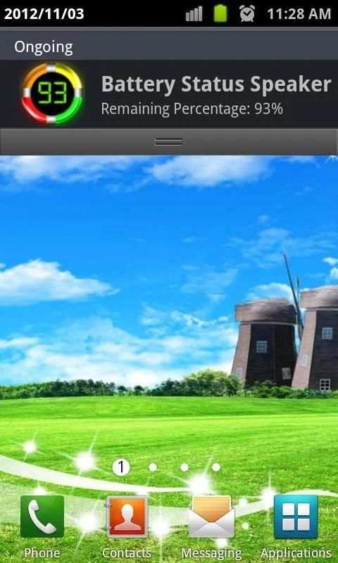 Battery Status Speaker screenshot 2