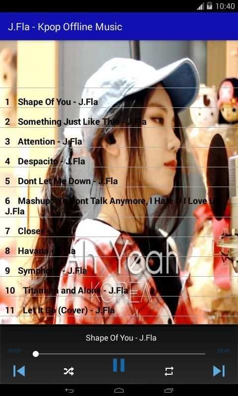 J.Fla - Kpop Offline Music screenshot 3