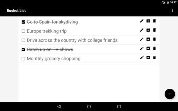 Simple Bucket List screenshot 1