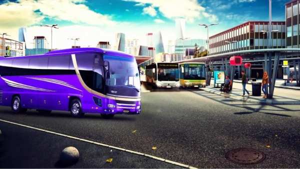 Airport Bus Simulator Heavy Driving City 3D Game स्क्रीनशॉट 7