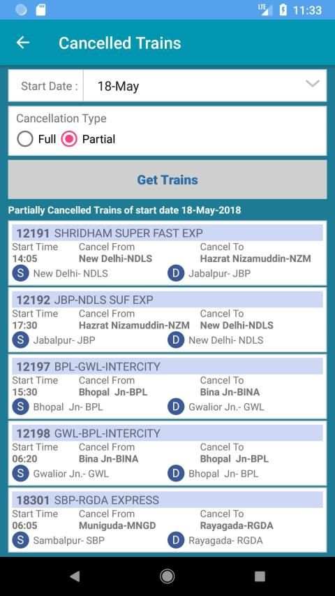 NTES - for RAIL SAARTHI स्क्रीनशॉट 3