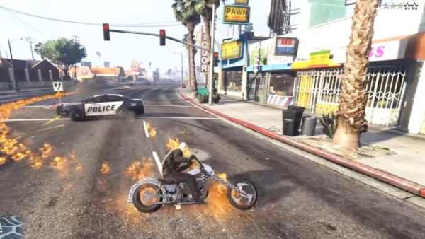 Ghost Rider 3D Game : Death Bike Riding Stunt Race screenshot 12