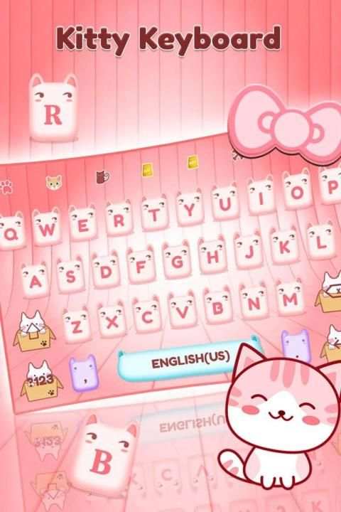 Kitty Keyboard - Hello Kitty Keyboard स्क्रीनशॉट 2
