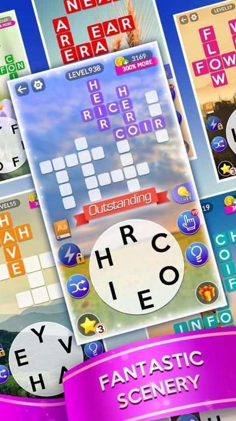 Word Slide - Free Word Games & Crossword Puzzle screenshot 3