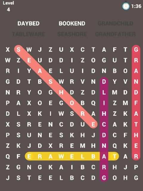 Mini Word Search Game स्क्रीनशॉट 2