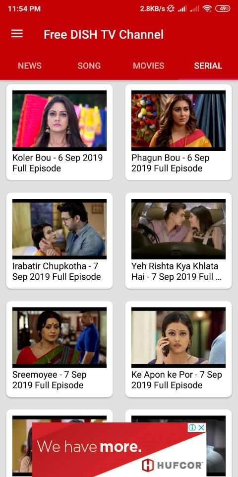 Free DISH Online Live TV Channel HD स्क्रीनशॉट 1