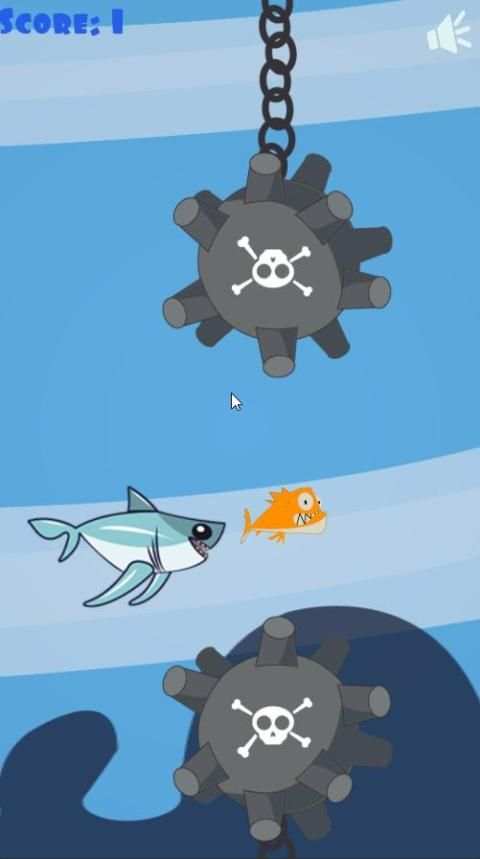Angry Mega Shark - Megatubarão Tap Game screenshot 3
