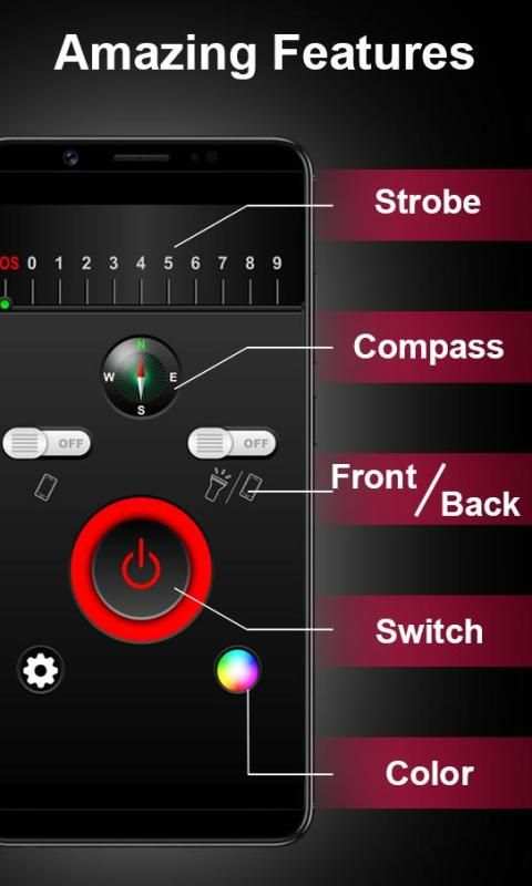 Flashlight LED Bright Torch Shake On/Off screenshot 3