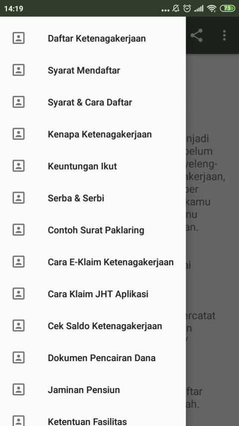 Info BPJS Ketenagakerjaan (Unofficial) скриншот 4