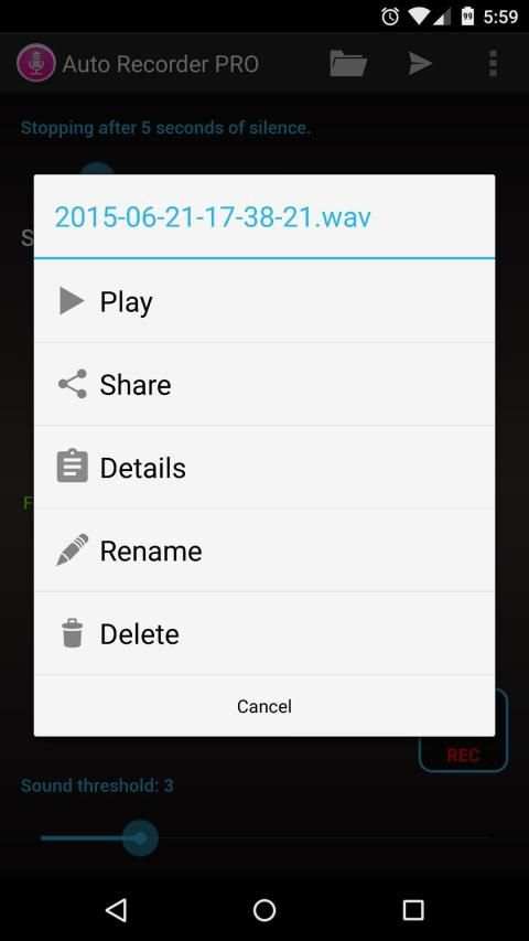 Auto Recorder स्क्रीनशॉट 9